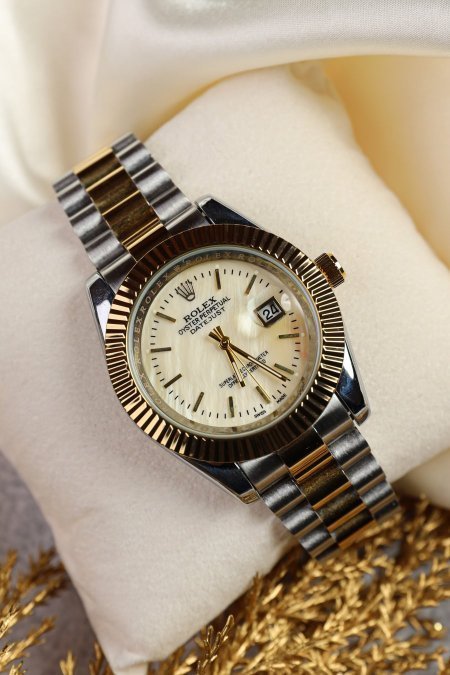 ساعة رولكس رجالي (ساعة + علبة فخمة)