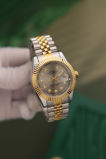 ساعة رولكس رجالي (ساعة + علبة فخمة)