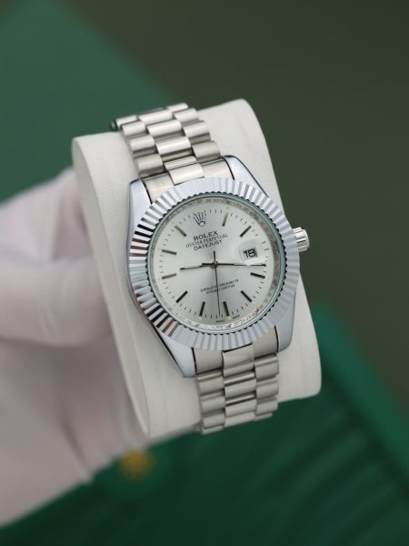 ساعة رولكس رجالي (ساعة + علبة فخمة)