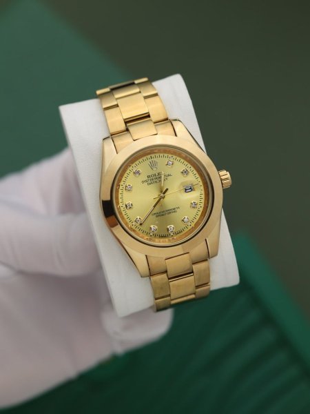 ساعة رولكس رجالي (ساعة + علبة فخمة)