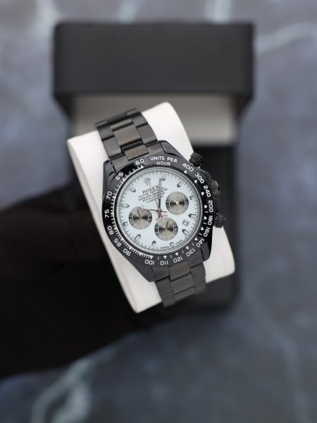 ساعة رولكس رجالي ثلث ماكينات (ساعة + علبة فخمة