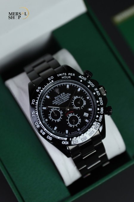 ساعة رولكس رجالي ثلث ماكينات (ساعة + علبة فخمة