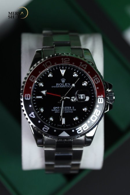 ساعة رولكس رجالي اطار لف (ساعة + علبة فخمة)