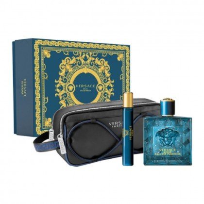بكج فرزاتشي ايروس اودي بارفيوم للرجال - Versace Men's Eros Gift Set Fragrances