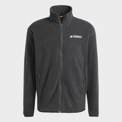 adidas Men's Terrex Multi Essentials Full-Zip Fleece Jacket - Black