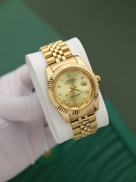 ساعة رولكس رجالي (ساعة + علبة فخمة)