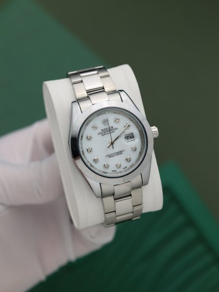 ساعة رولكس رجالي (ساعة + علبة فخمة)